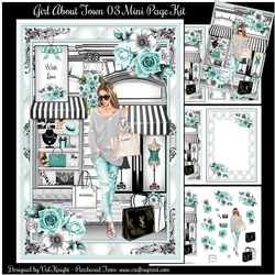 Girl About Town 03 Mini Page Kit
