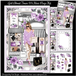 Girl About Town 04 Mini Page Kit