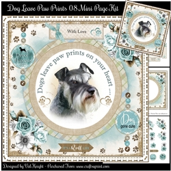 Dogs Leave Paw Prints On Your Heart 08 Mini Page Kit