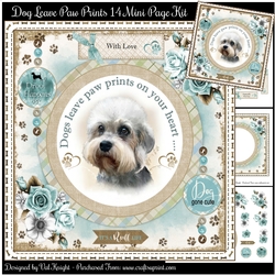 Dogs Leave Paw Prints On Your Heart 14 Mini Page Kit