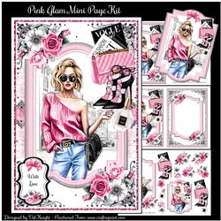 Pink Glam Mini Page Kit