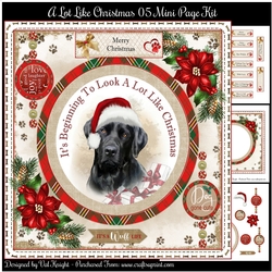 Its Beginning To Look A Lot Like Christmas 05 Mini Page Kit