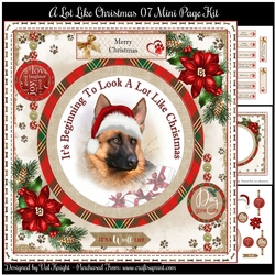 Its Beginning To Look A Lot Like Christmas 07 Mini Page Kit