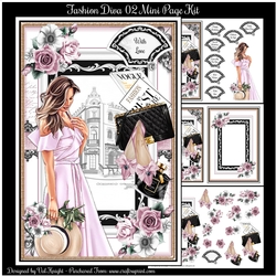 Fashion Diva 02 Mini Page Kit