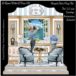 A Room With A View 02 Shaped, Mini Page Kit