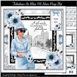 Fabulous In Blue 02 Mini Page Kit