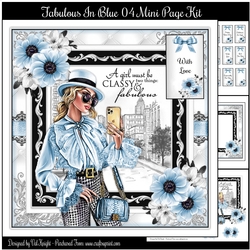 Fabulous In Blue 04 Mini Page Kit 