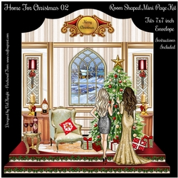 Home For Christmas 02 Shaped Room Mini Page Kit 