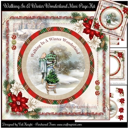 Walking In A Winter Wonderland Mini Page Kit 