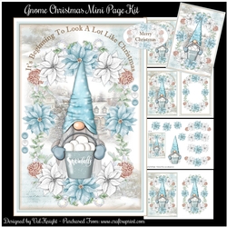 Gnome Christmas Mini Page Kit