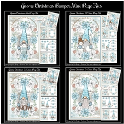 Gnome Christmas Bumper Mini Page Kits