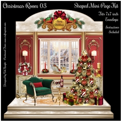 Christmas Room 03 Shaped Mini Page Kit