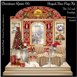 Christmas Room 06 Shaped Mini Page Kit 