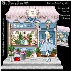 The Flower Shop 03 Shaped Mini Page Kit