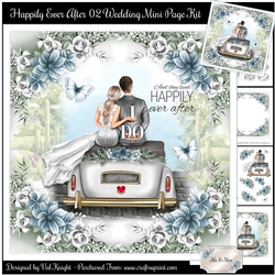Happily Ever After 02 Wedding Mini Page Kit