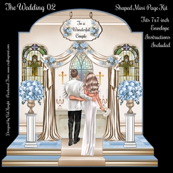 The Wedding 02 Shaped Mini Page Kit