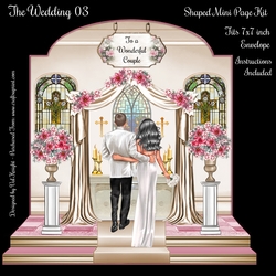 The Wedding 03 Shaped Mini Page Kit
