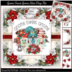 Gnome Sweet Gnome Christmas Mini Page Kit