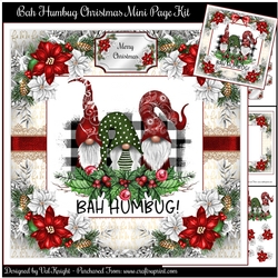 Bah Humbug Christmas Mini Page Kit