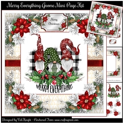 Merry Everything Christmas Mini Page Kit