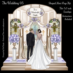 The Wedding 05 Shaped Mini Page Kit