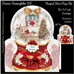 Scenic Snowglobe 03 Shaped Mini Page Kit