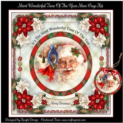 Most Wonderful Time Of The Year Mini Page Kit