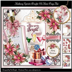 Making Spirits Bright 02 Mini Page Kit