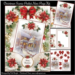 Christmas Scenic Pocket Mini Page Kit