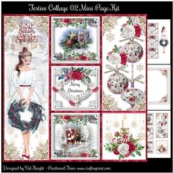 Festive Collage 02 Mini Page Kit