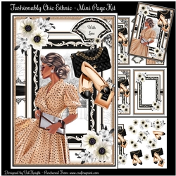 Fashionably Chic Ethnic - Mini Page Kit