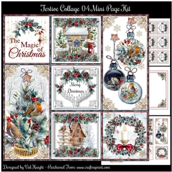 Festive Collage 04 Mini Page Kit