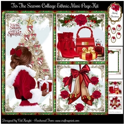 Tis The Season Collage Ethnic Mini Page Kit