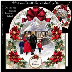 A Christmas Visit 03 Shaped Mini Page Kit