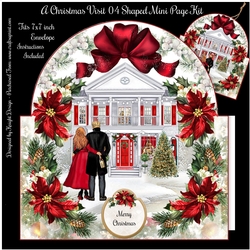 A Christmas Visit 04 Shaped Mini Page Kit