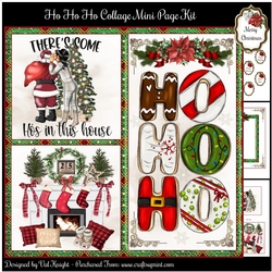 Ho Ho Ho Collage Mini Page Kit