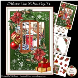 A Winters View 03 Christmas Mini Page Kit