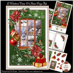 A Winters View 04 Christmas Mini Page Kit