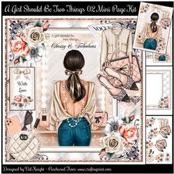 A Girl Should Be Two Things 02 Mini Page Kit