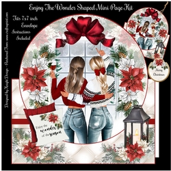 Enjoy The Wonder Shaped Mini Page Kit