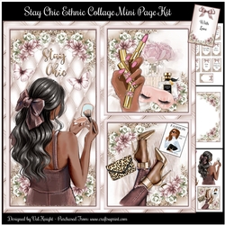 Stay Chic Ethnic Collage Mini Page Kit