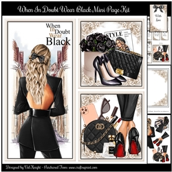 When In Doubt Wear Black Mini Page Kit
