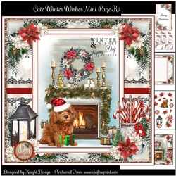 Cute Winter Wishes Mini Page Kit