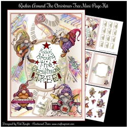 Rockin Around The Christmas Tree Mini Page Kit
