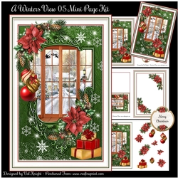 A Winters View 05 Christmas Mini Page Kit