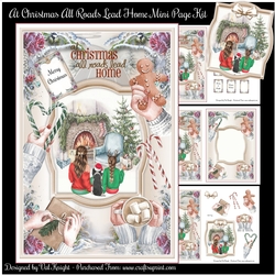 At Christmas All Roads Lead Home Mini Page Kit