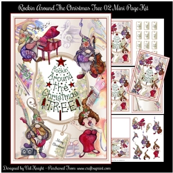 Rockin Around The Christmas Tree 02 Mini Page Kit