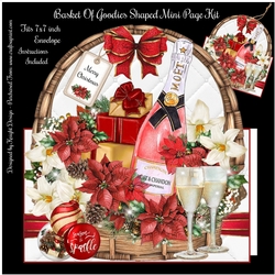 Basket Of Goodies Shaped Mini Page Kit