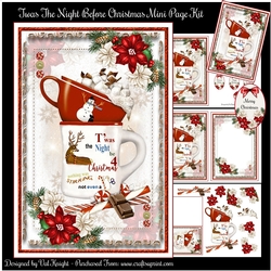 Twas The Night Before Christmas Mini Page Kit