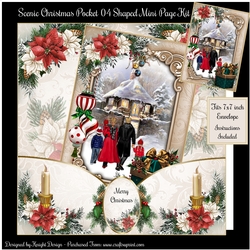 Scenic Christmas Pocket 04 Shaped Mini Page Kit 